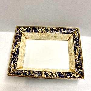 Wedgewood bicentenary celebration cornucopia dish made in England 1995 NH